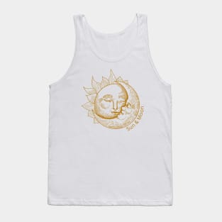 Celestial Sun & Moon Shirt, Sun Moon Stars Tee, Mystical Tee, Moon and Stars, Bohemian Tshirt Tank Top